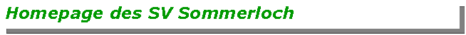 Textfeld: Homepage des SV Sommerloch